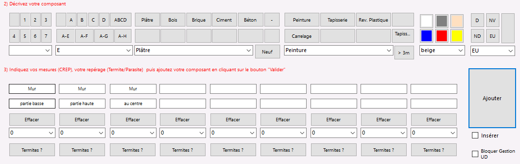 Méthodes diagnostiques de mesure